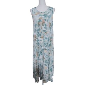 A New Day‎ Floral Sleeveless Maxi Dress Sz XL